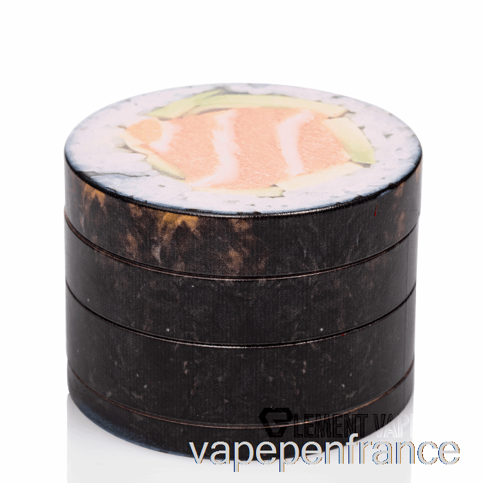 V Syndicate 2,5 Pouces 4 Pièces Sharpshred Dîner-in Broyeur Sushi Rouleau Vape Stylo